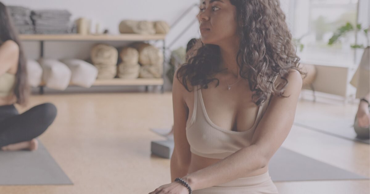 Yin Yoga practice in peaceful stillness